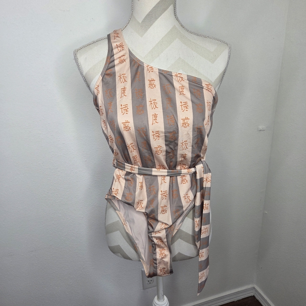 HAH Hot As Hell Chinese Character Swimsuit S